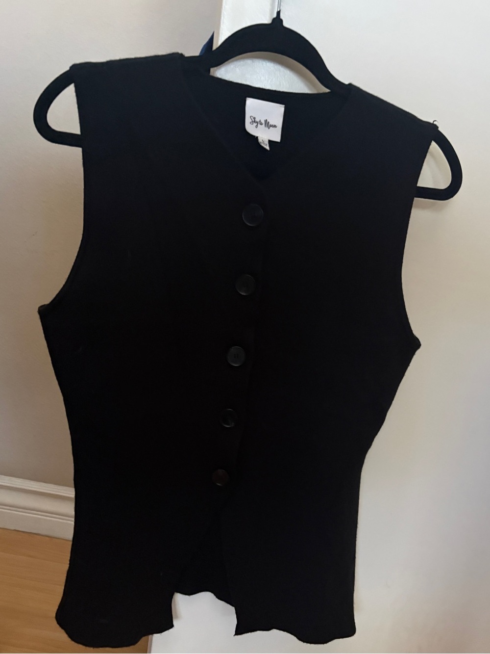 Knit button down tank